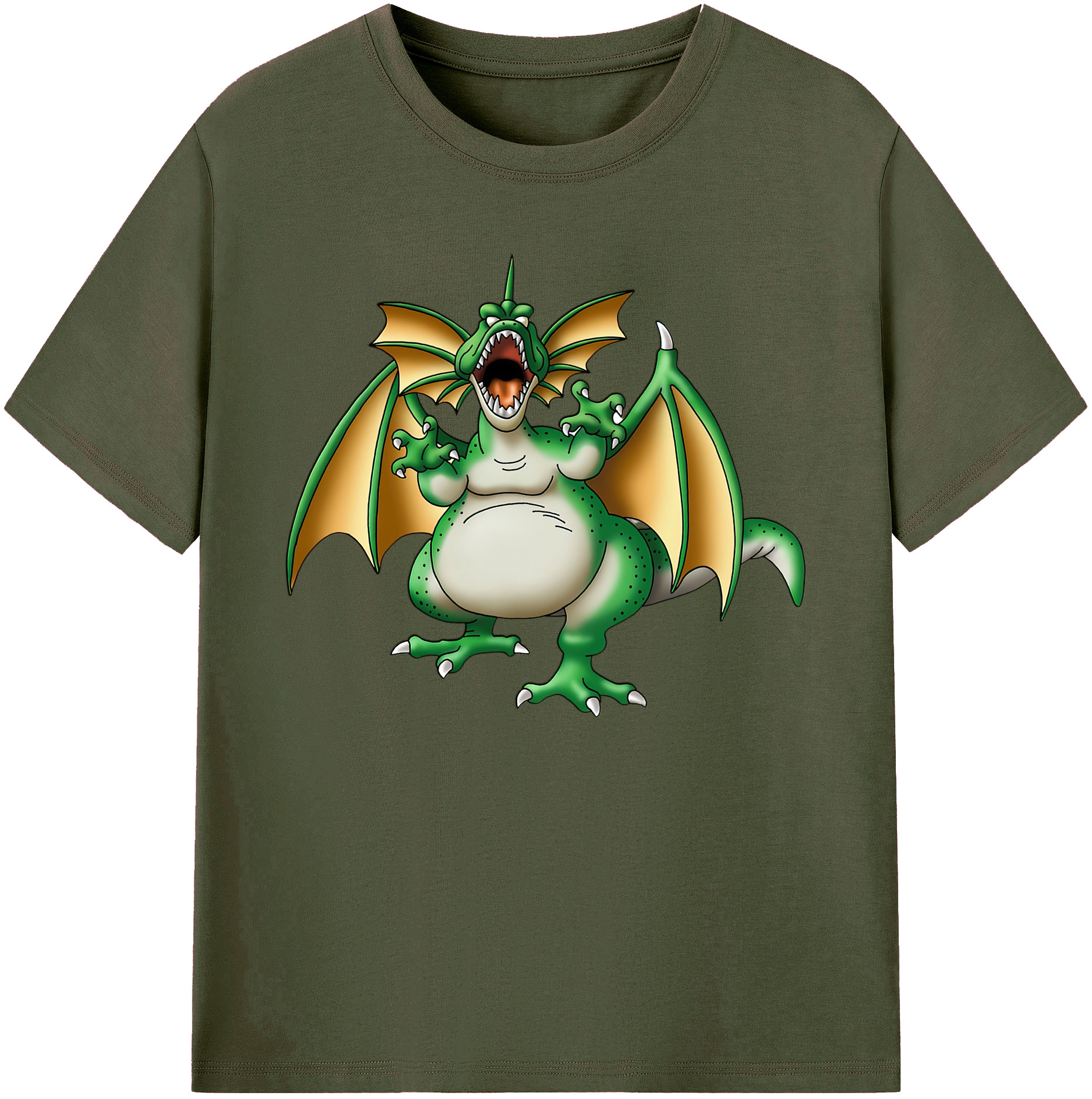 （画像用） ドラゴンクエスト Doragon Kuesuto Dragon Quest 綿100％ メンズ半袖Tシャツ｜肌触りやわらか＆通気性